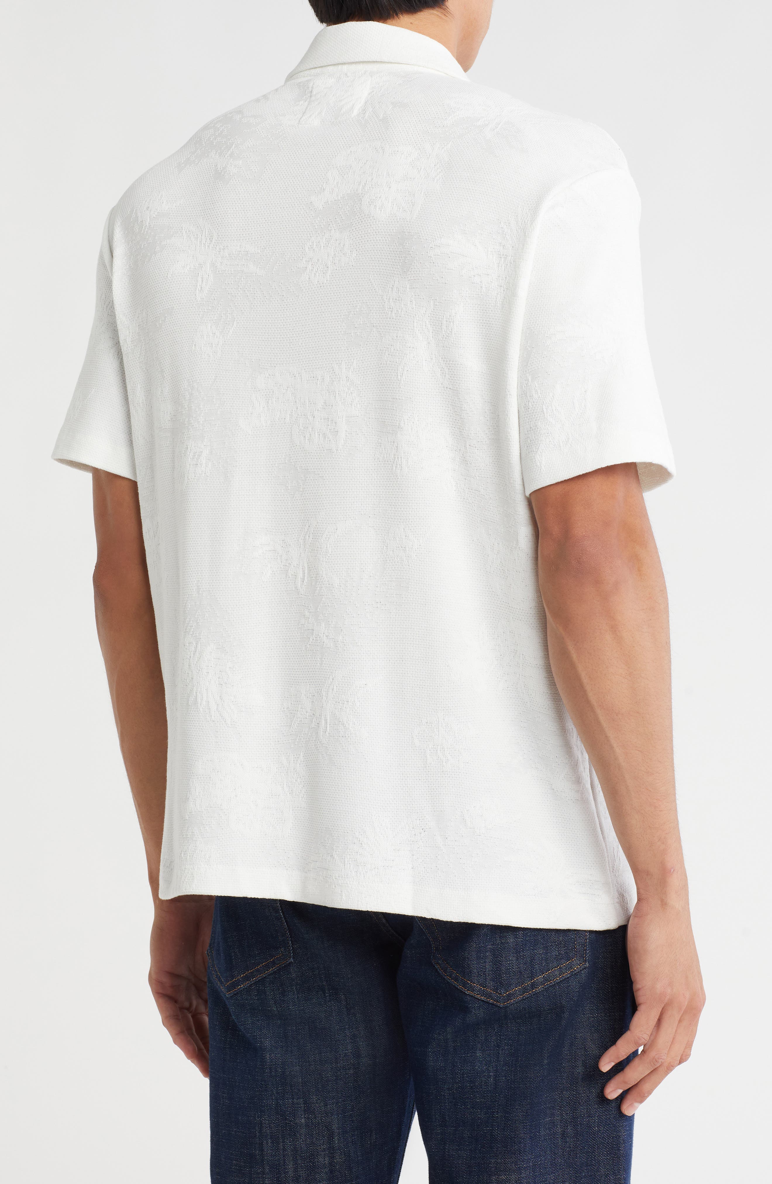 Textured Camp Shirt - image 2