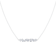 Everlee Multi-Shape Bar Lab Diamond Necklace in 14K Gold