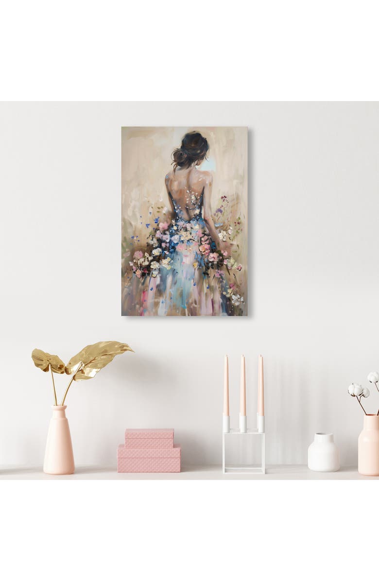Wynwood Studio Dress In Spring Bloom Canvas Wall Art, Alternate, color, Blue
