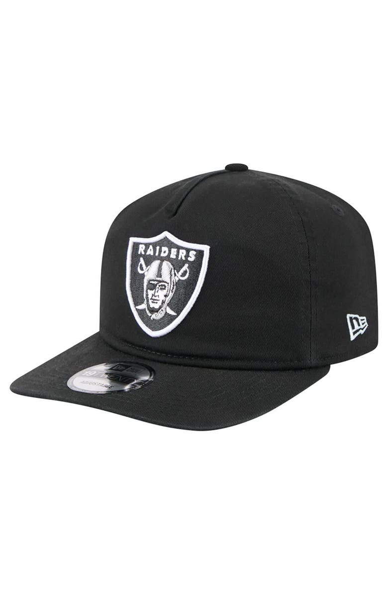 New Era Men's New Era  Black Las Vegas Raiders Team 19TWENTY Adjustable Hat, Main, color, 