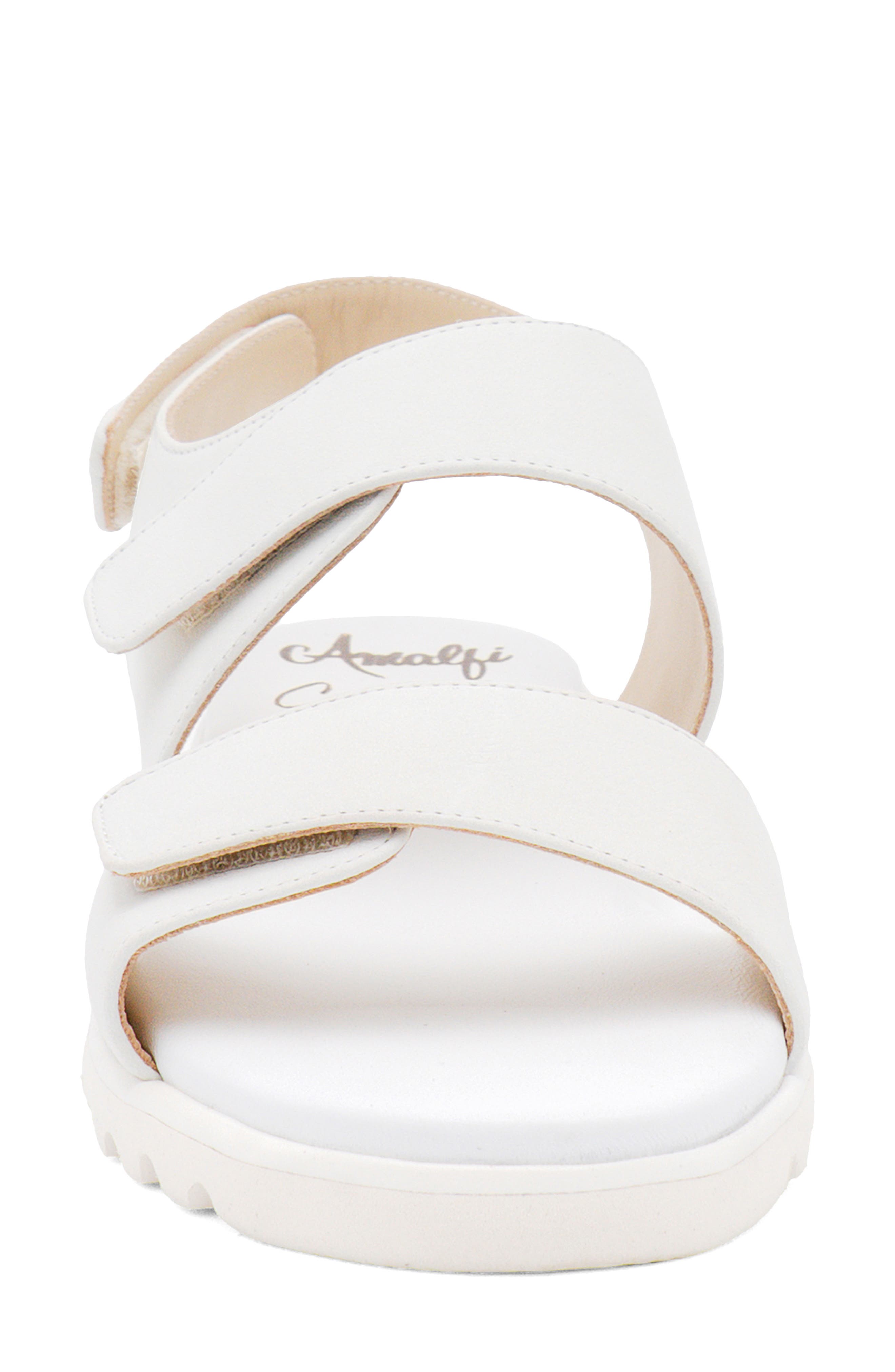 Amalfi by Rangoni Battigia Ankle Strap Sandal, Alternate, color, White Long Beach