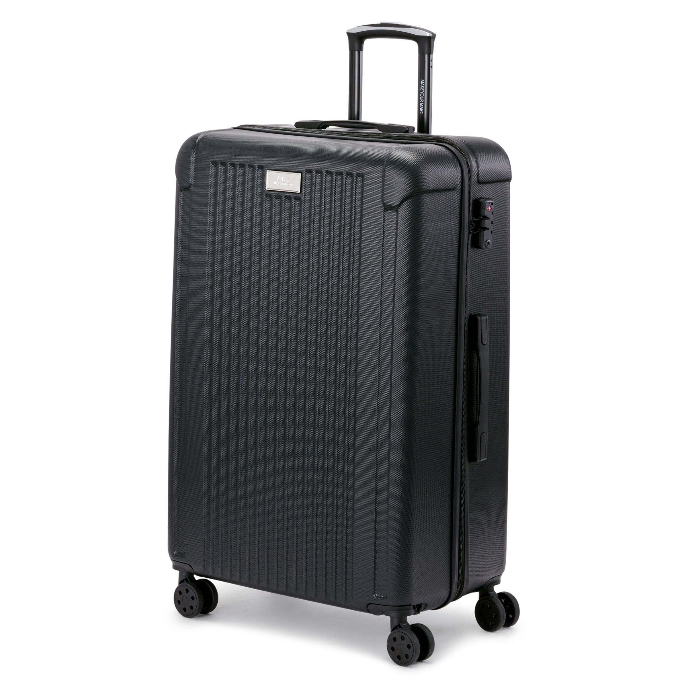 Marc New York Lotus Upright Suitcase, Alternate, color, Black