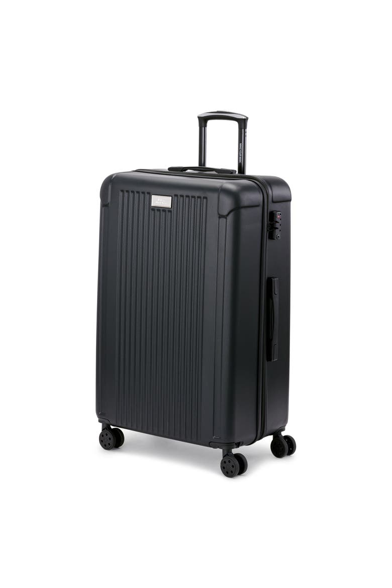 Lotus Upright Suitcase, Alternate, color, Black