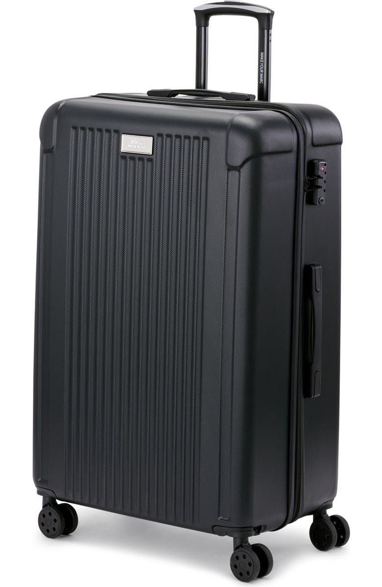 Marc New York Lotus Upright Suitcase, Alternate, color, Black