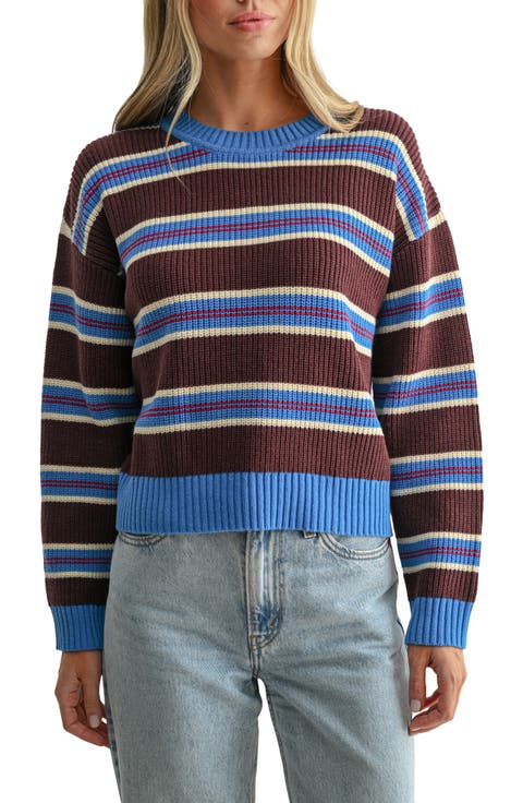Stripe Crewneck Sweater