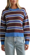 All in Favor Stripe Crewneck Sweater