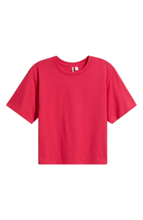 Relaxed Fit Pima Cotton Crewneck T-Shirt