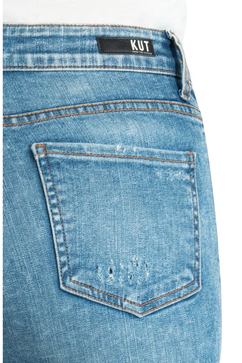 Donna Raw Hem High Waist Ankle Skinny Jeans, Alternate, color, FEELING