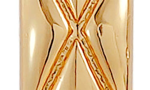 Ettika Quilted Hoop Earrings In Gold