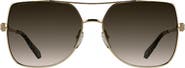Kendra Scott Davie 60mm Gradient Aviator Sunglasses