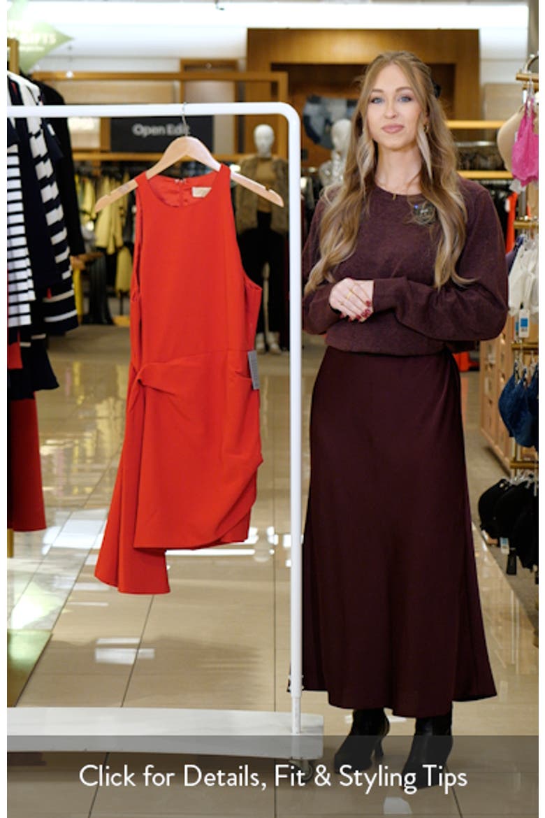 Side Drape Minidress video