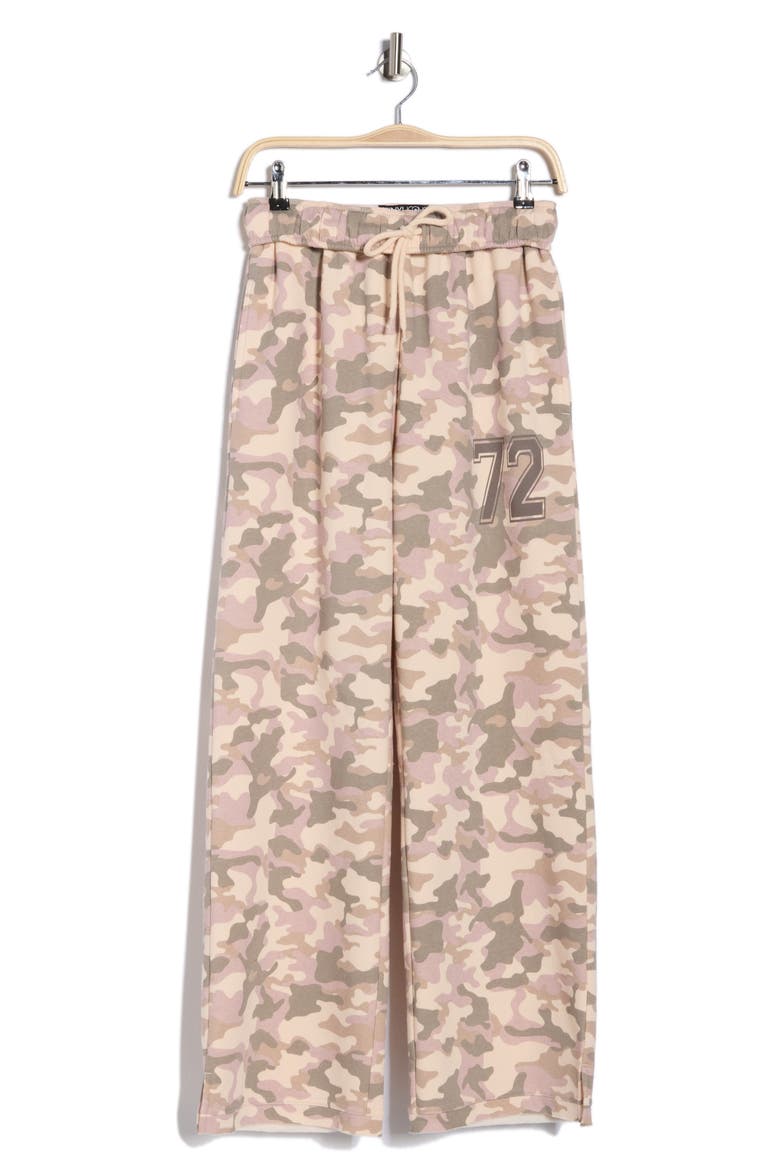 Pink Camo Fleece Pants, Alternate, color, PINK