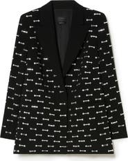 Marina Rinaldi Mecsmalto Rhinestone Detail Jacket