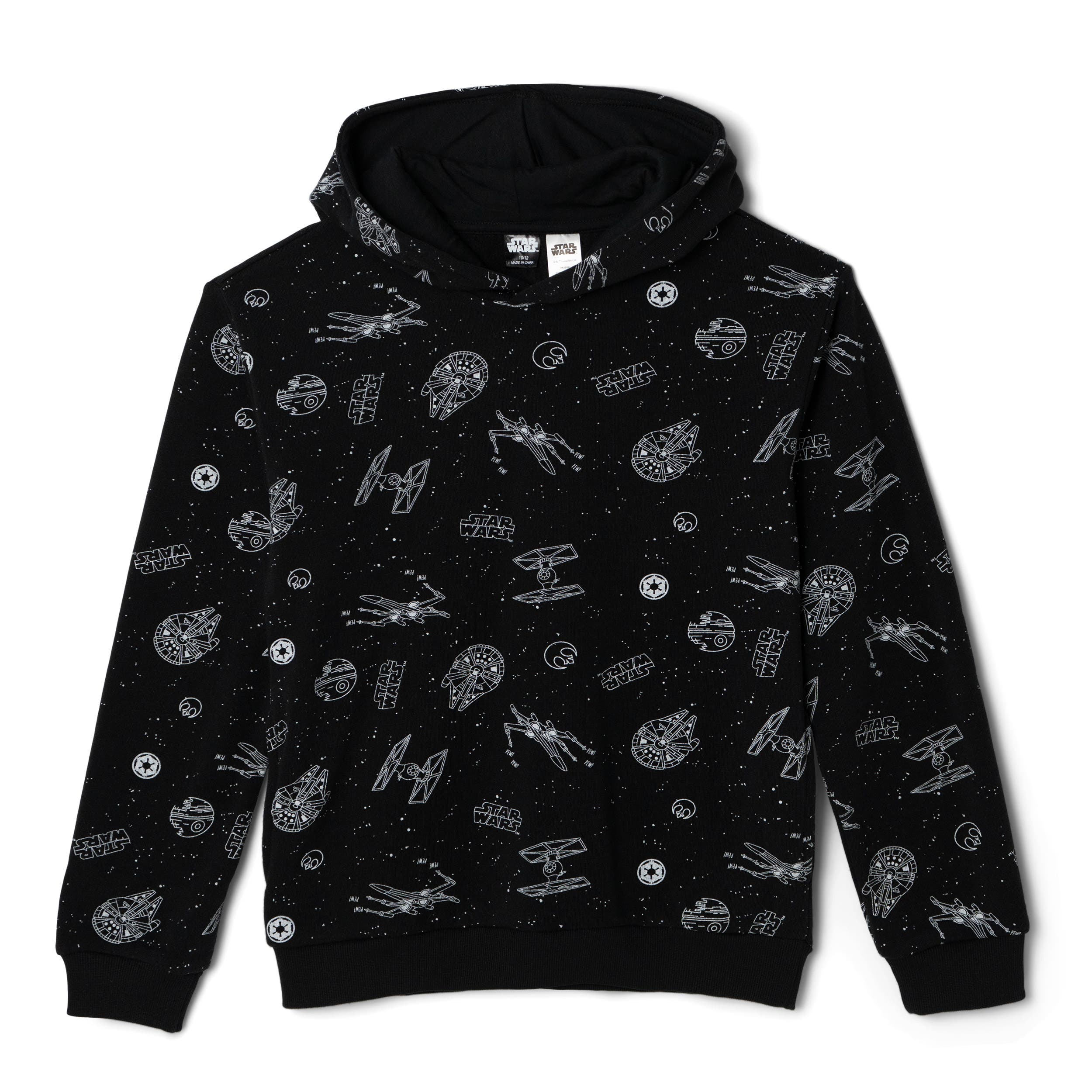 Black Starry Print