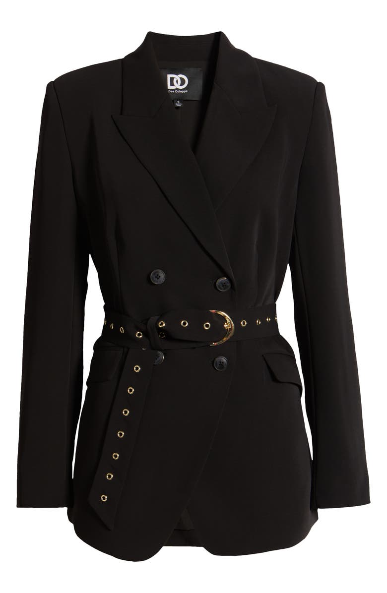 DO by Dee Ocleppo Belted Double Breasted Blazer, Alternate, color, 