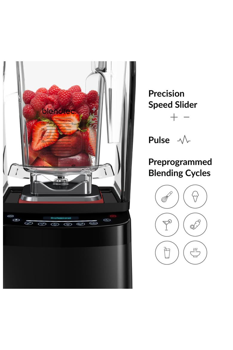 Professional 800 Powerful Quiet High Performance Blender, Alternate, color, Black