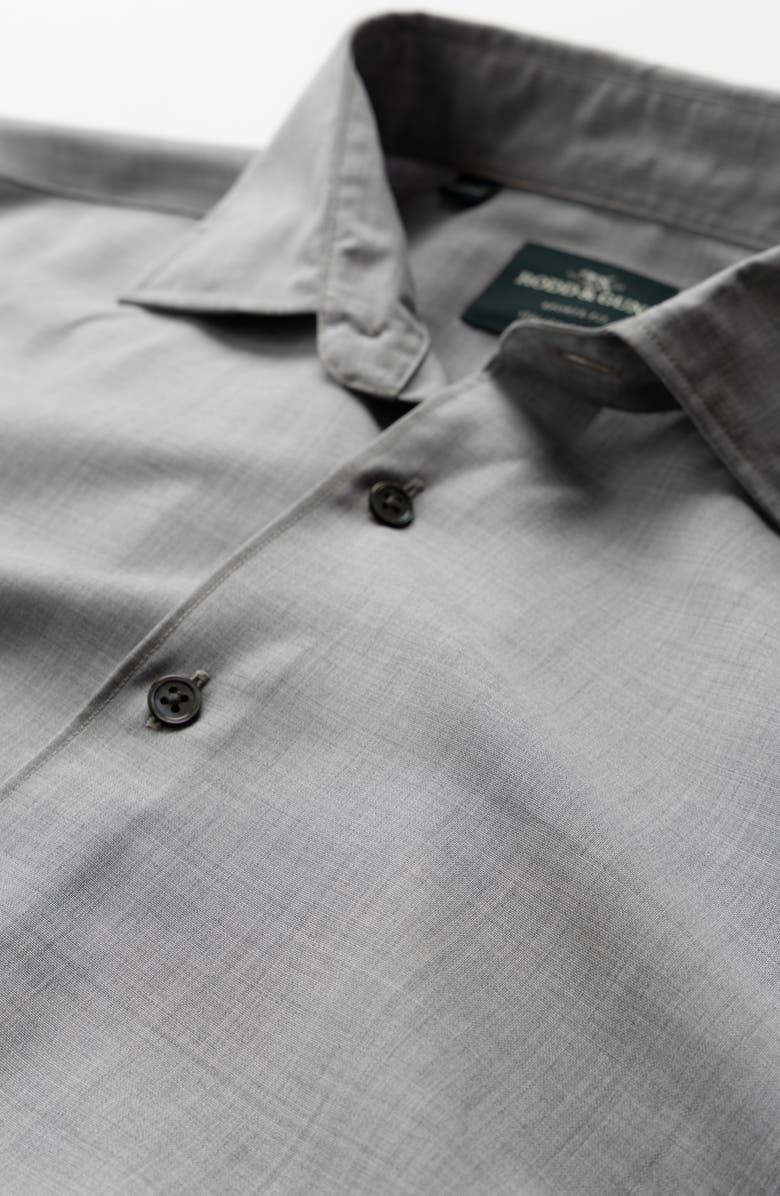Rodd & Gunn Esk Valley Wool Mélange Button-Up Shirt, Alternate, color, Ash