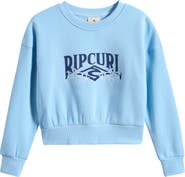 Rip Curl Kids' Tropical Logo Cropped Sweatshirt