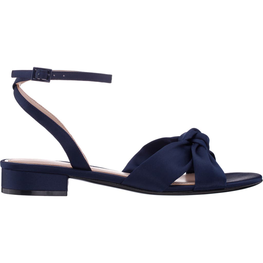 Nina Sulma Ankle Strap Sandal In Navy