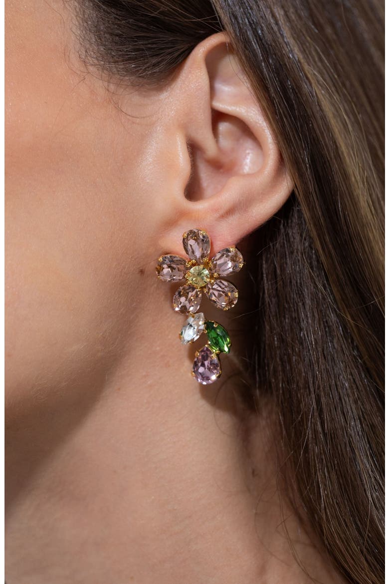 Odelia Drop Earrings, Alternate, color, VINTAGE ROSE