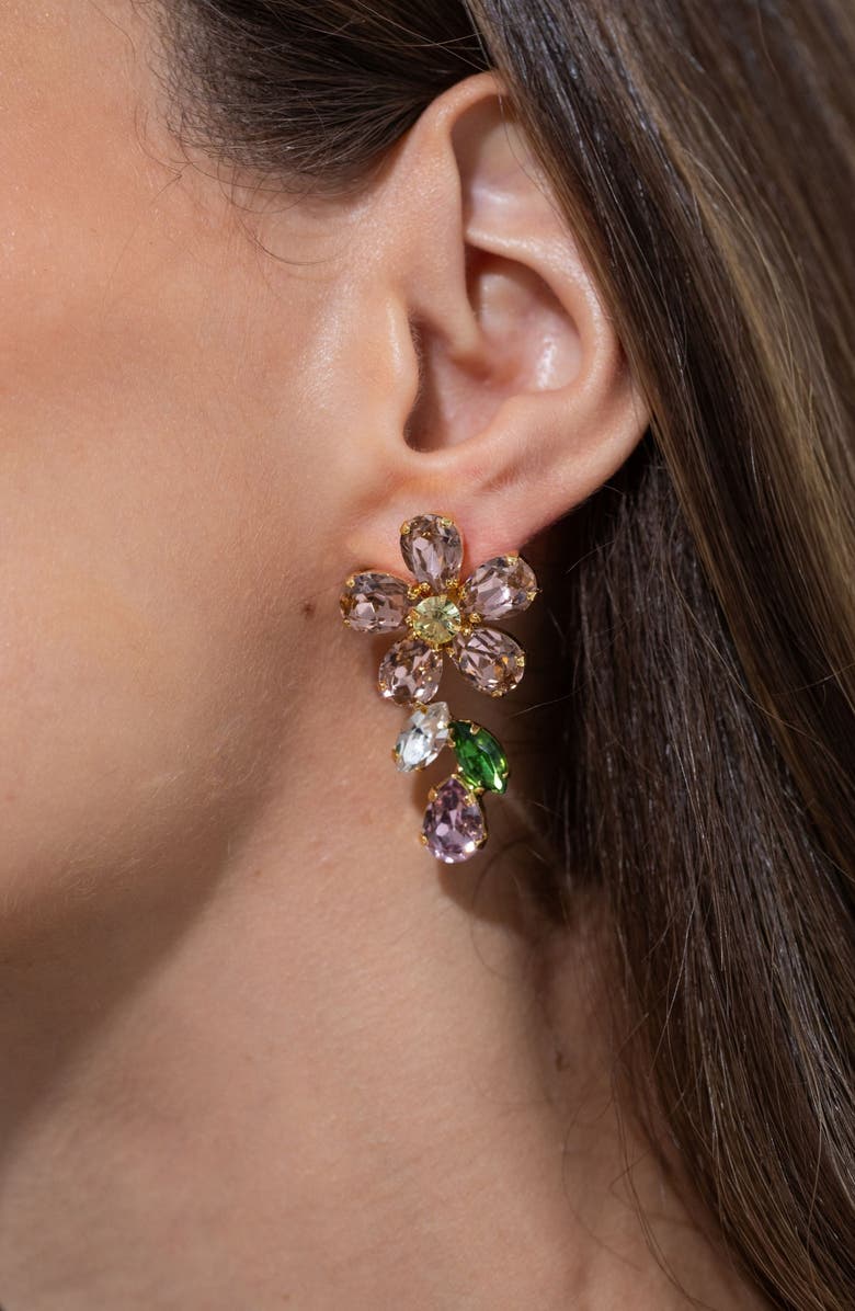 Jennifer Behr Odelia Drop Earrings, Alternate, color, Vintage Rose