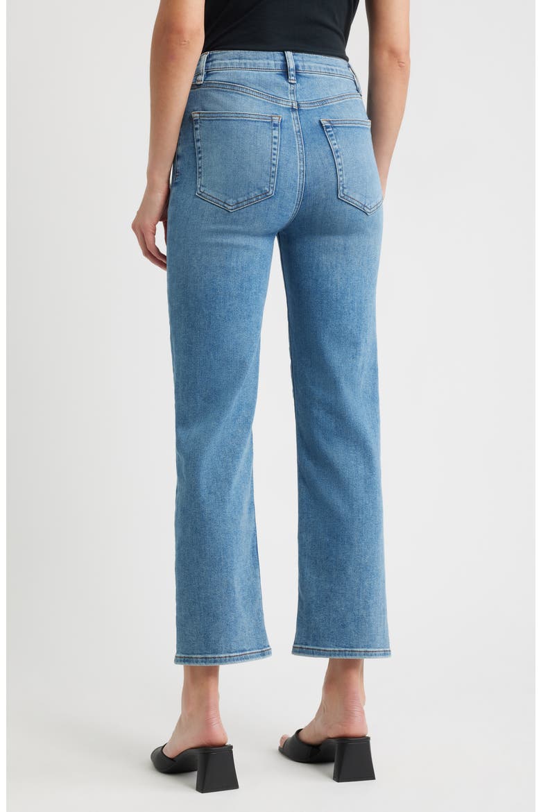 Le Sleek Straight High Waist Straight Leg Jeans, Alternate, color, FLIP