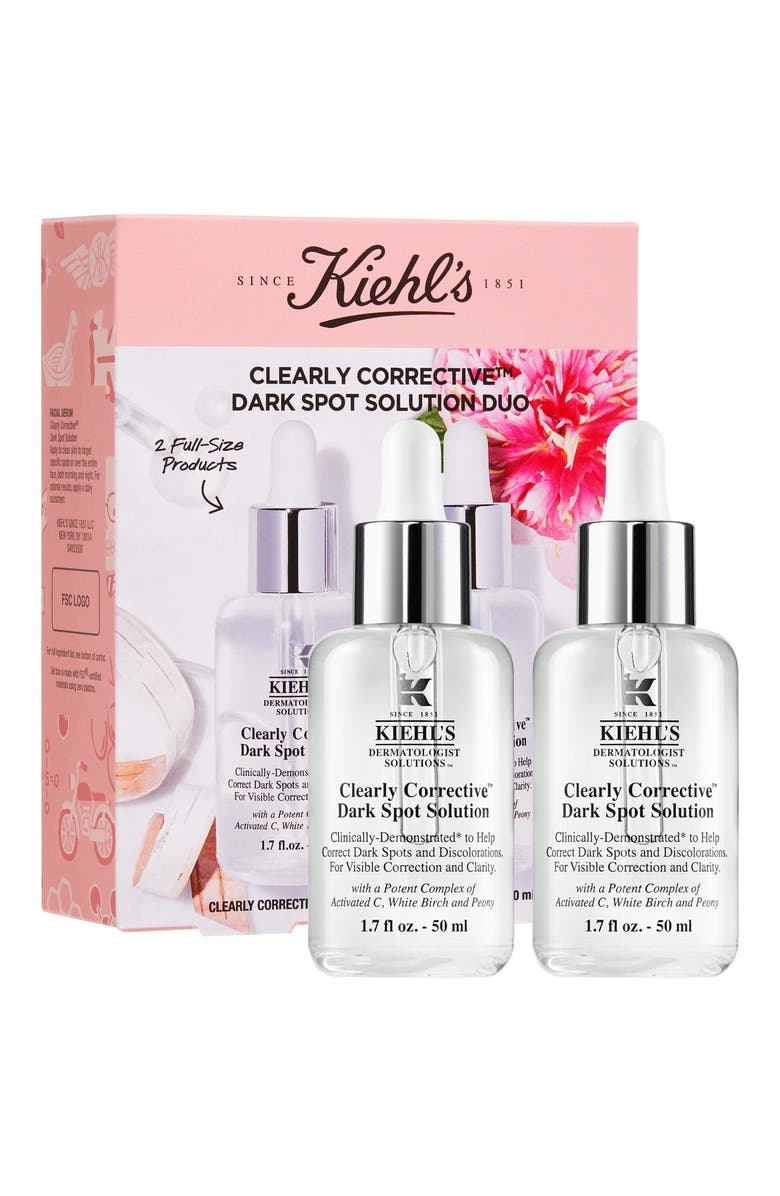 Kiehl's Since 1851 Full Size Clearly Corrective<sup>™</sup> Dark Spot Solution Duo USD $168 Value, Alternate, color,