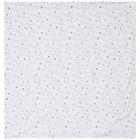 Floral and Mushroom Print Blanket