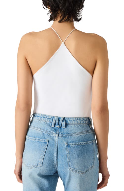 Steve Madden Linnie Halter Top In White