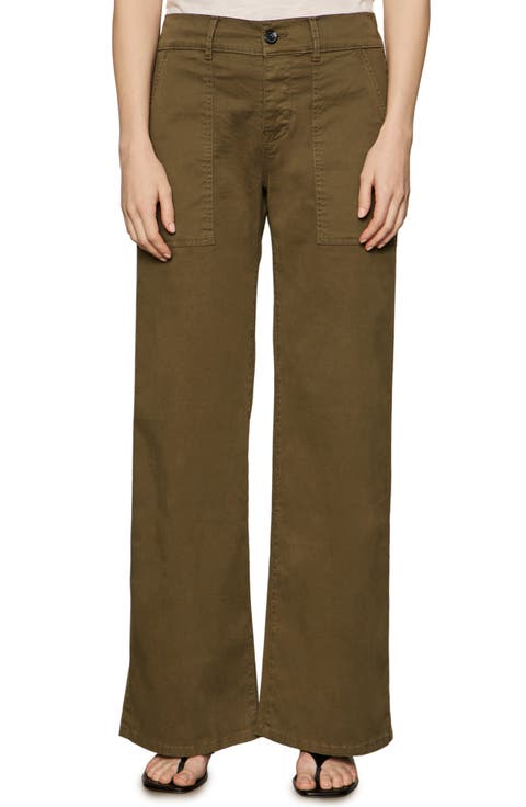 Cruiser Wide Leg Stretch Twill Pants