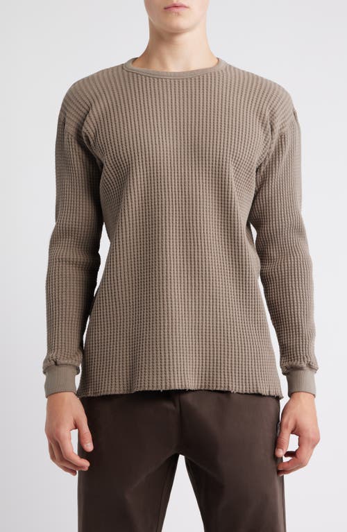 STANDARD ISSUE Thermal Knit Long Sleeve T-Shirt in Suede  product