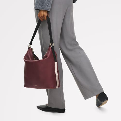 Radley Waterloo Way Medium Ziptop Shoulder Bag In Burgundy