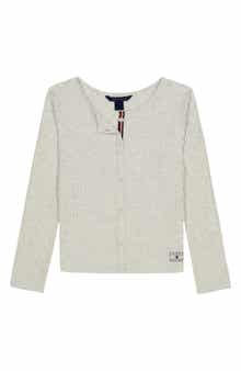 Kids' Pointelle Rib Long Sleeve T-Shirt
