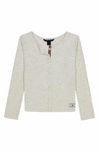 Kids' Pointelle Rib Long Sleeve T-Shirt