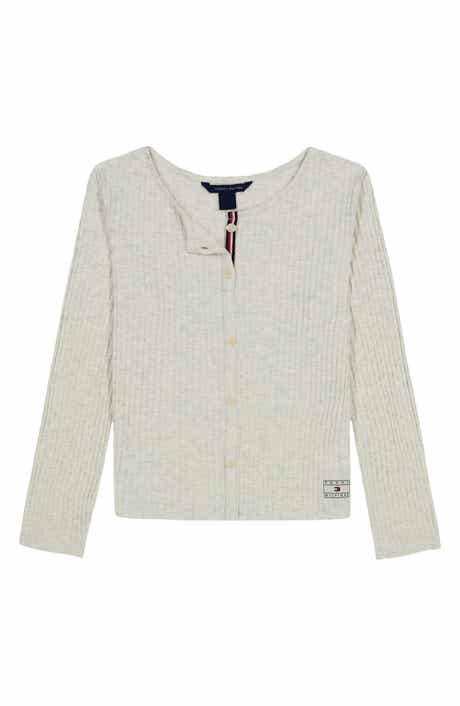 Kids' Pointelle Rib Long Sleeve T-Shirt