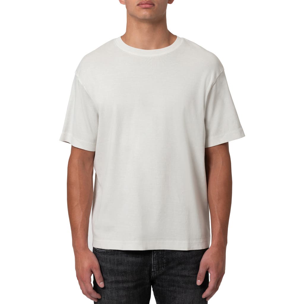 Mavi Jeans Relaxed Fit Cotton Slub T-shirt In Foggy Dew