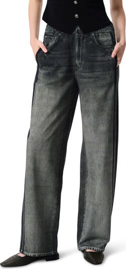 Miramar Stripe Track Jeans