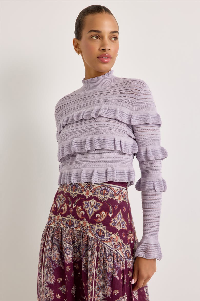 Adeline Top, Alternate, color, Thistle