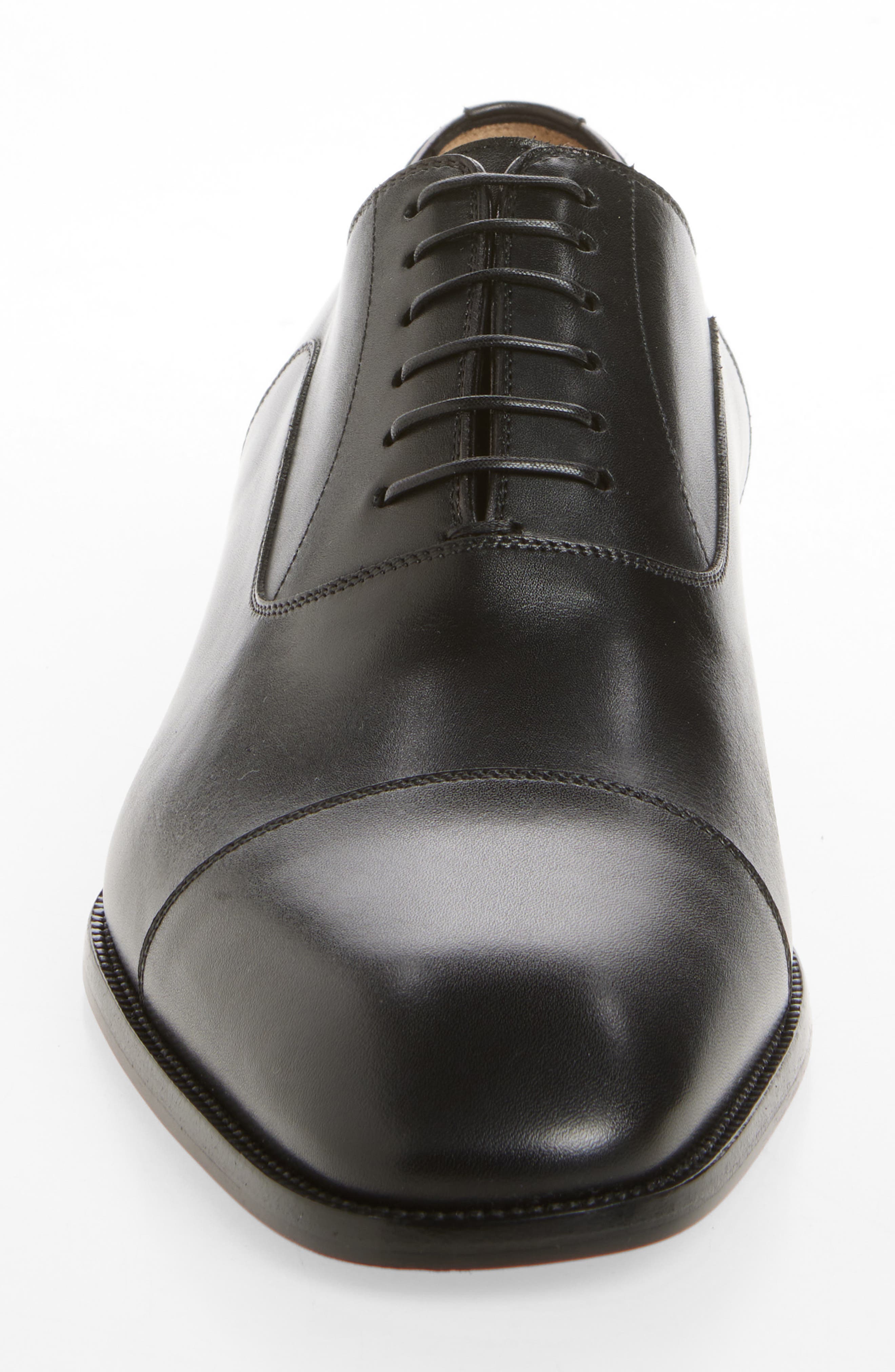 Christian Louboutin Greggory Cap Toe Oxford, Alternate, color, Black