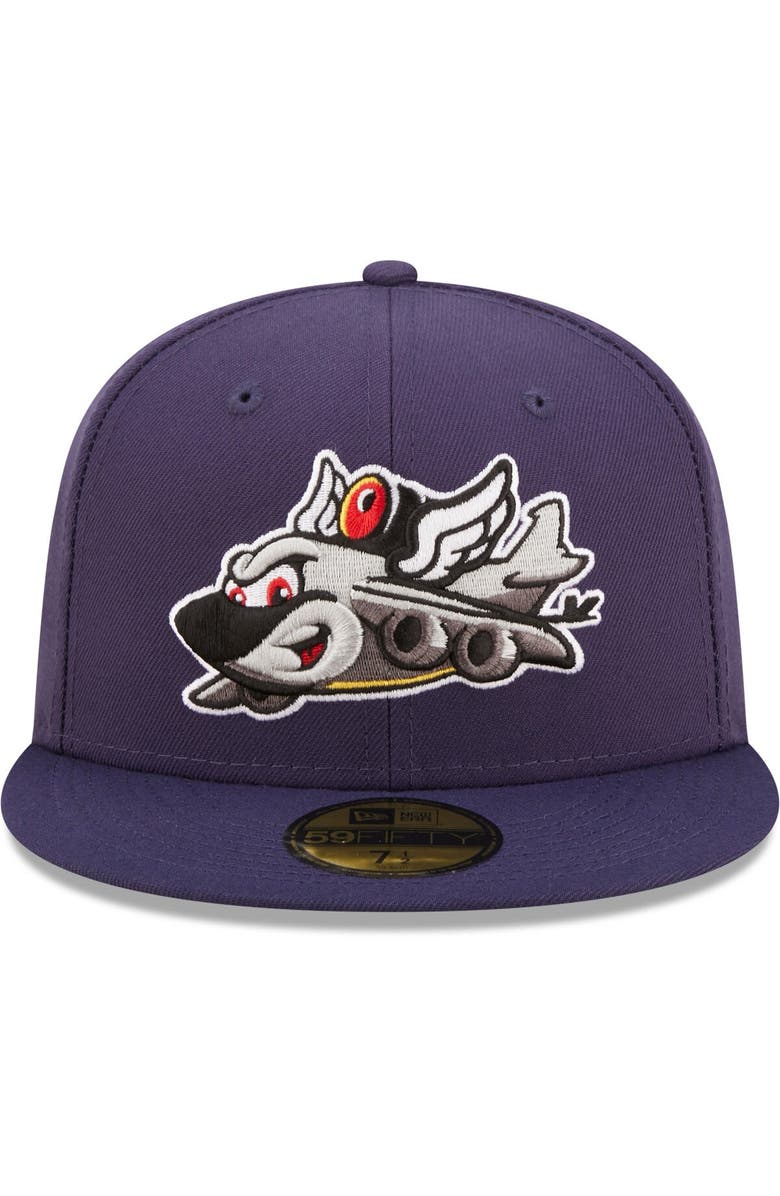 New Era Men's New Era Navy Spokane Indians Authentic Collection 59FIFTY Fitted Hat, Alternate, color, 