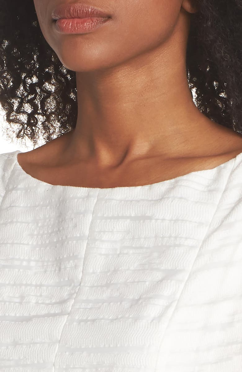 Maggy London Sleeveless Jacquard Fit & Flare Dress, Alternate, color,