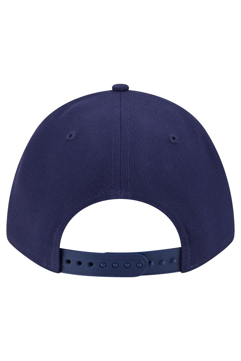 Men's New Era  Navy Tampa Bay Rays 9FORTY M-Crown Adjustable Hat, Alternate, color, Navy