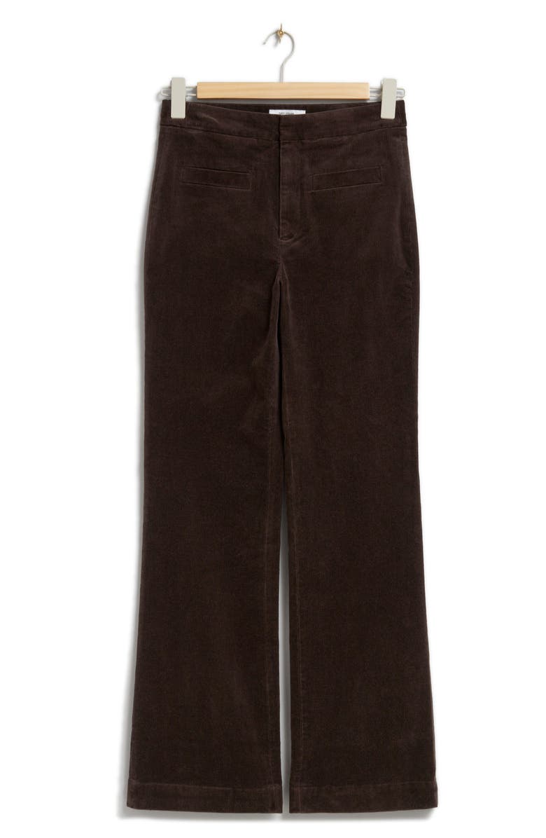 & Other Stories Corduroy Pants, Main, color, Brown