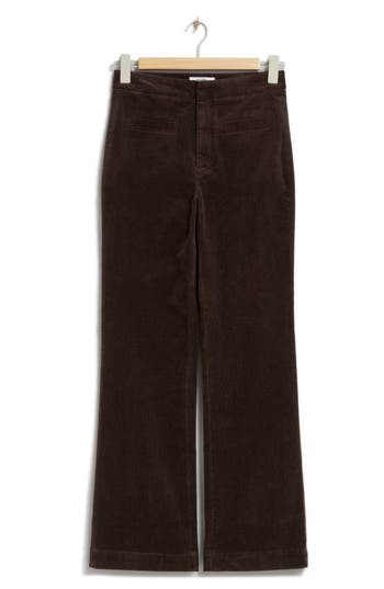 & Other Stories Corduroy Pants In Brown