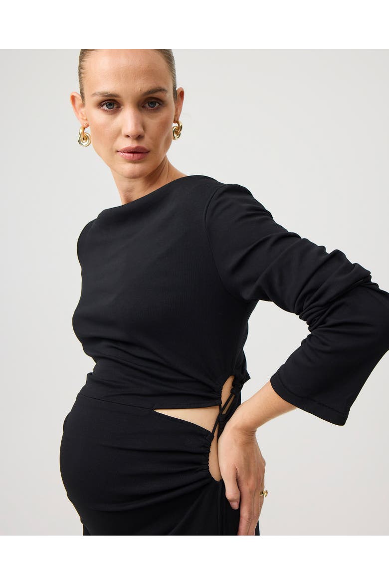 Aura Dress, Alternate, color, Black