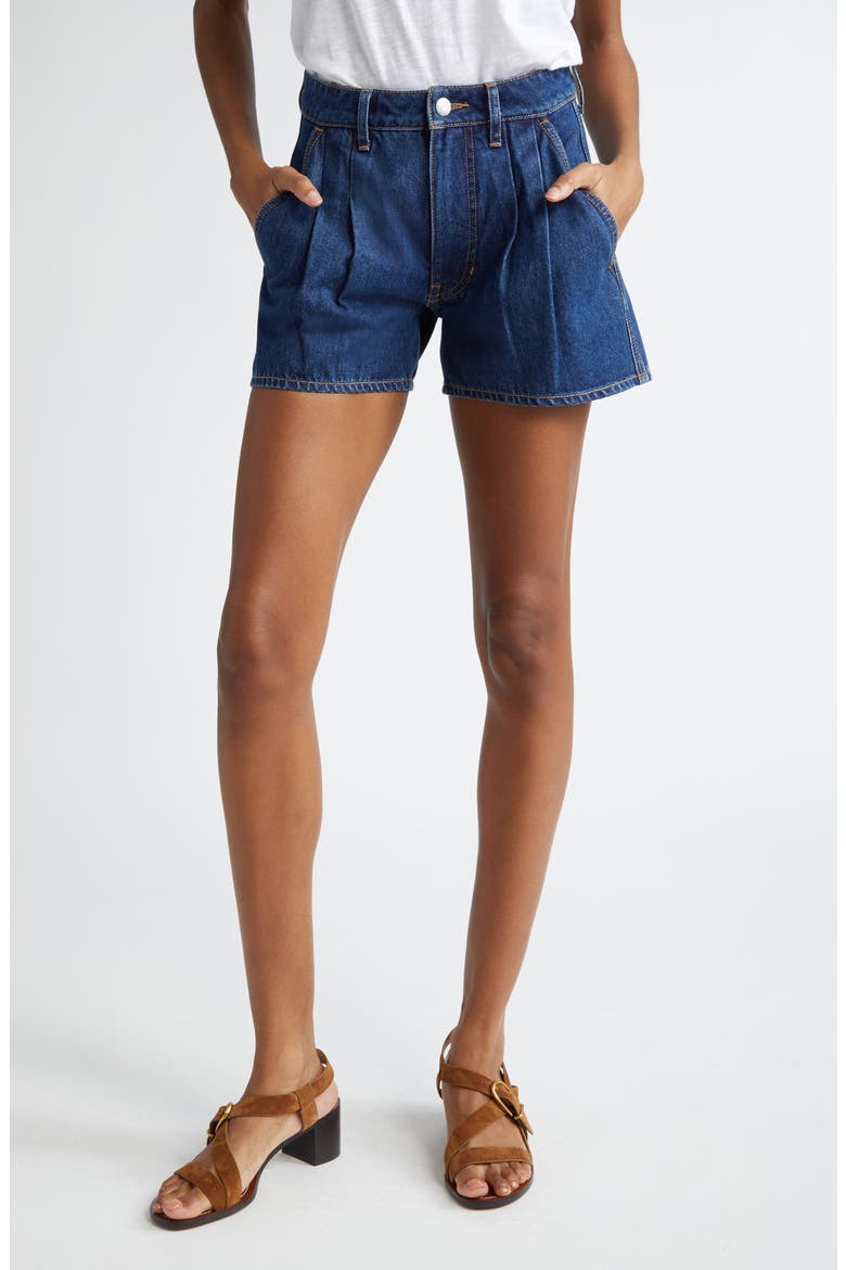 Simpson Nonstretch Denim Shorts, Main, color, DUSTED OXFORD
