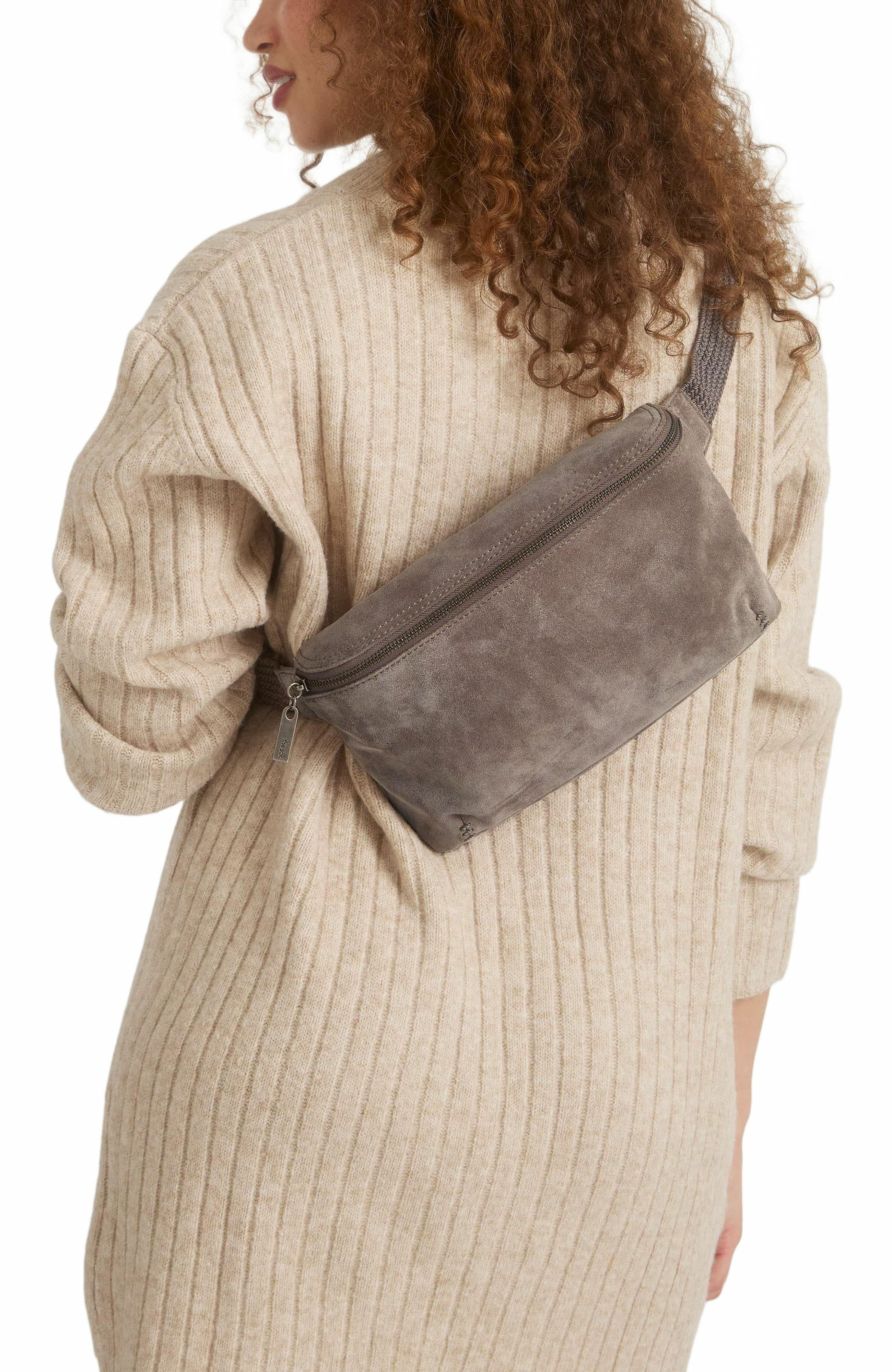 The Sak Caraway Large Belt Bag, Alternate, color, Mushroom Suede