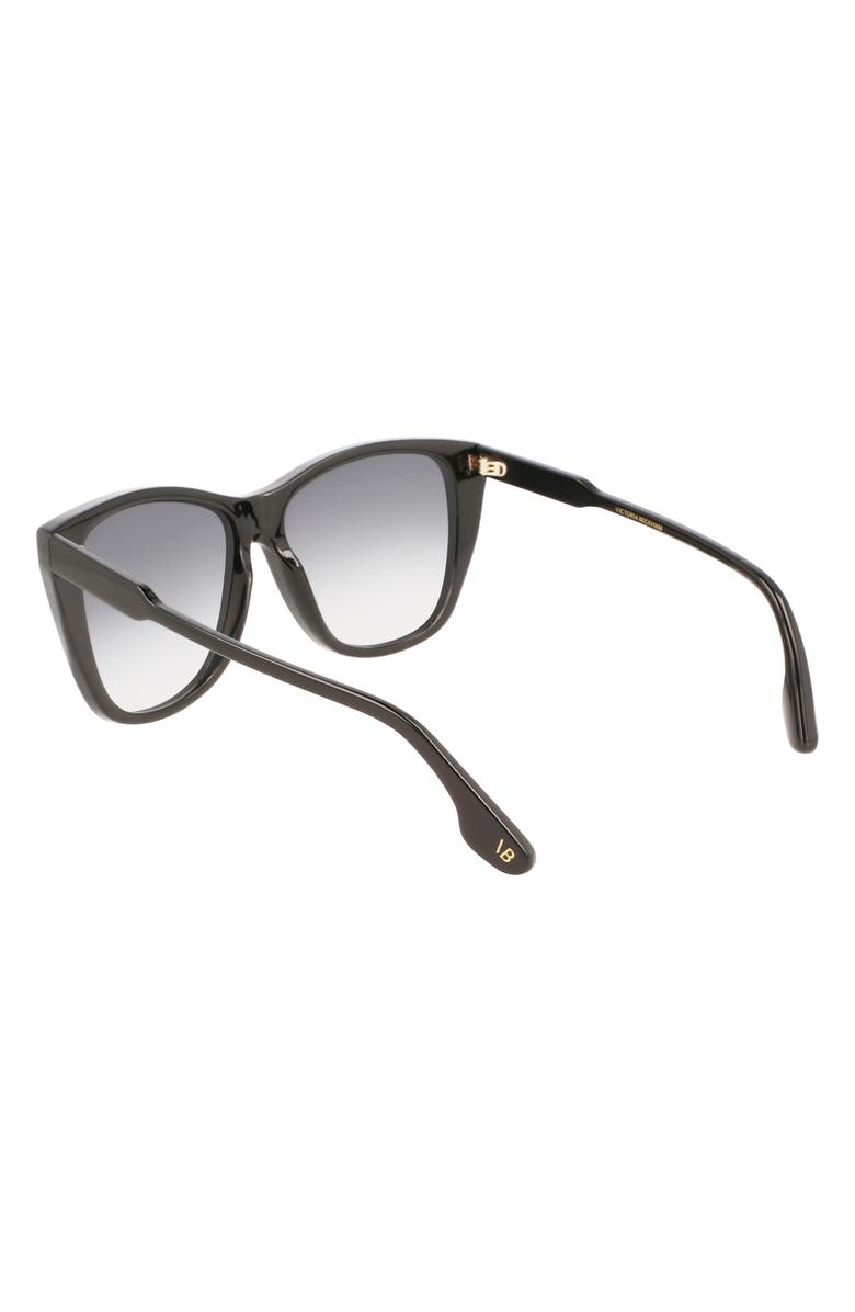 Victoria Beckham 57mm Gradient Lens Cat Eye Sunglasses, Alternate, color,