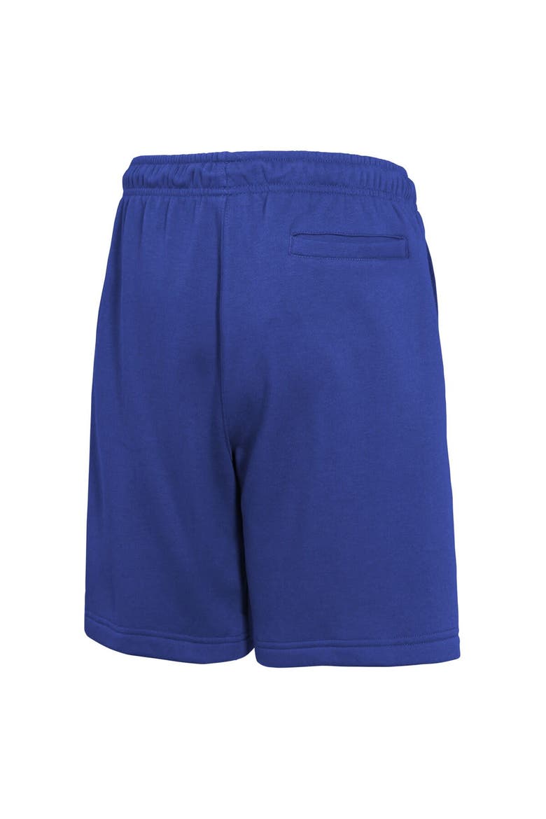 Youth Nike Royal Golden State Warriors Courtside Club Fleece Shorts, Alternate, color, Royal