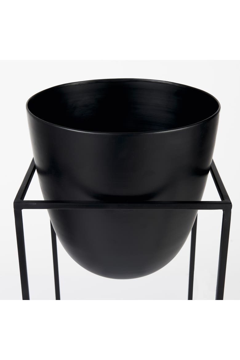 Bumble Set of 2 12L x 12W x 32H Plant Stands, Alternate, color, Black